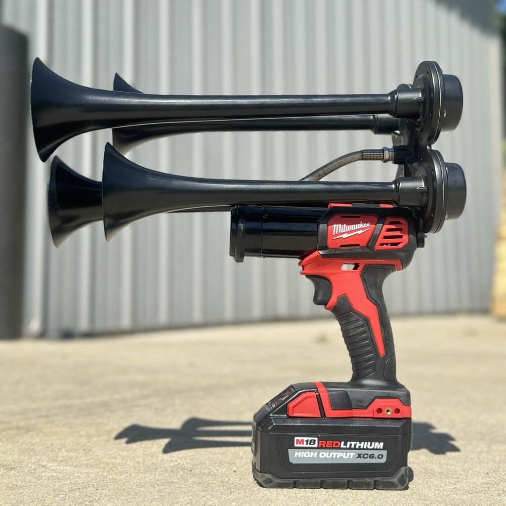 Milwaukee Impact Drill M18 Train Horn + Wireless Remote Control