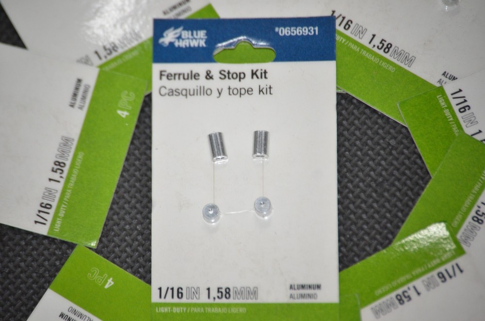 10 PACK - Blue Hawk Ferrule & Stop Kit #0656931