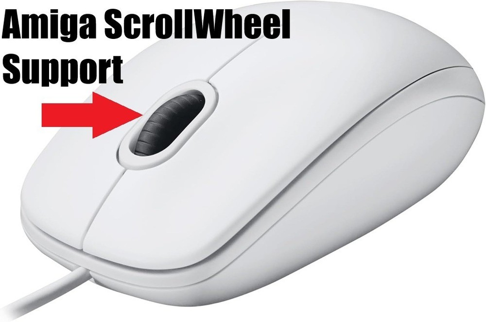 TruScroll - Amiga USB Mouse Adapter with working Scroll Wheel