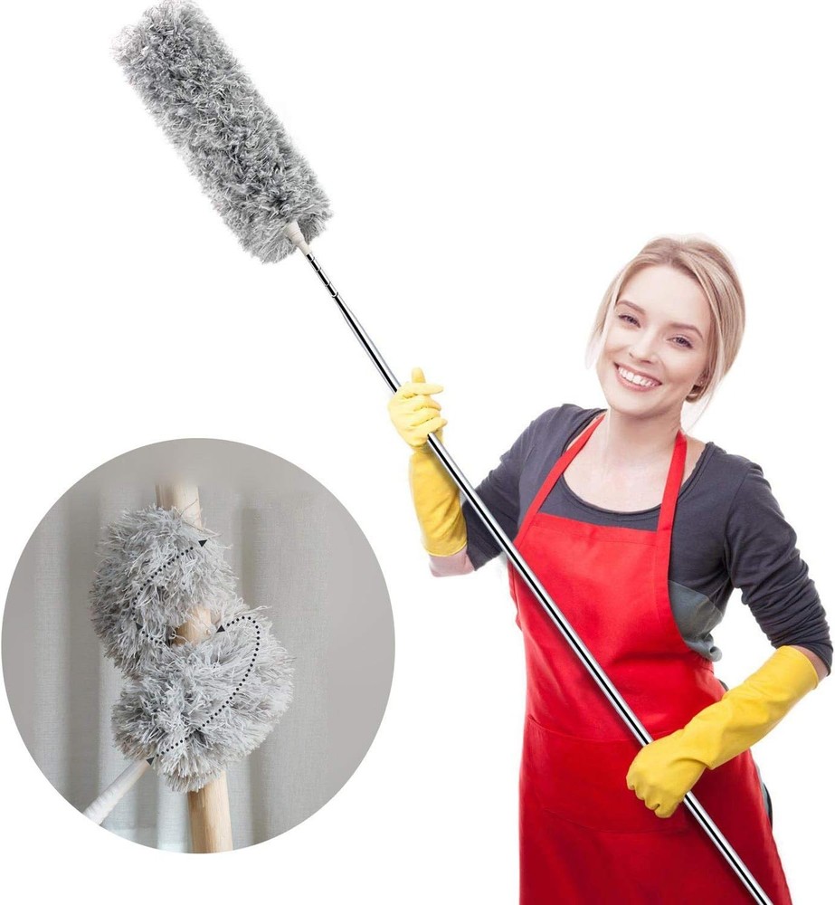 Webster Cobweb Duster, Feather Duster for Home, Extendable Dusters for