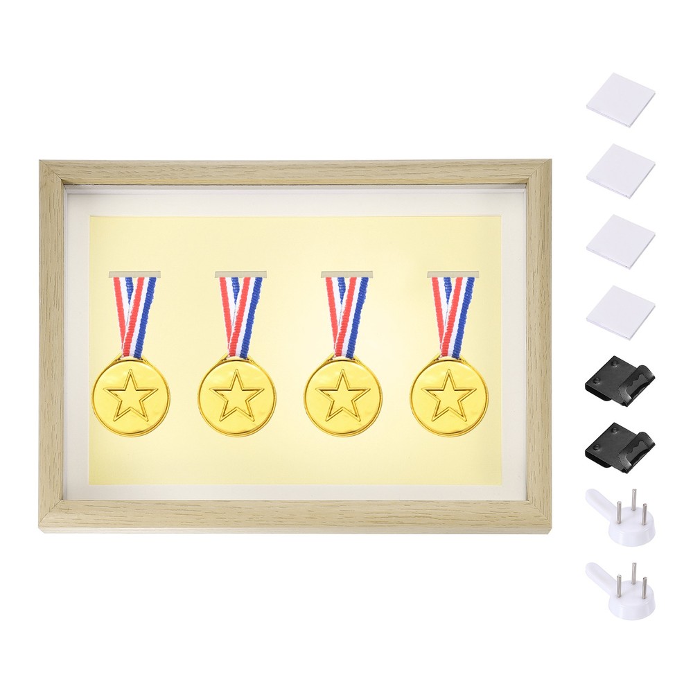 For 13x9" Horizontal Frame with Dots and 4 Stickers, White