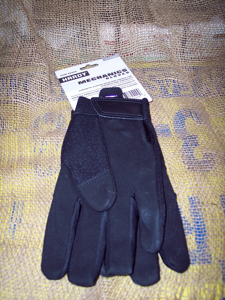 MECHANICS WORK GLOVES SIZE XL FREE S/H
