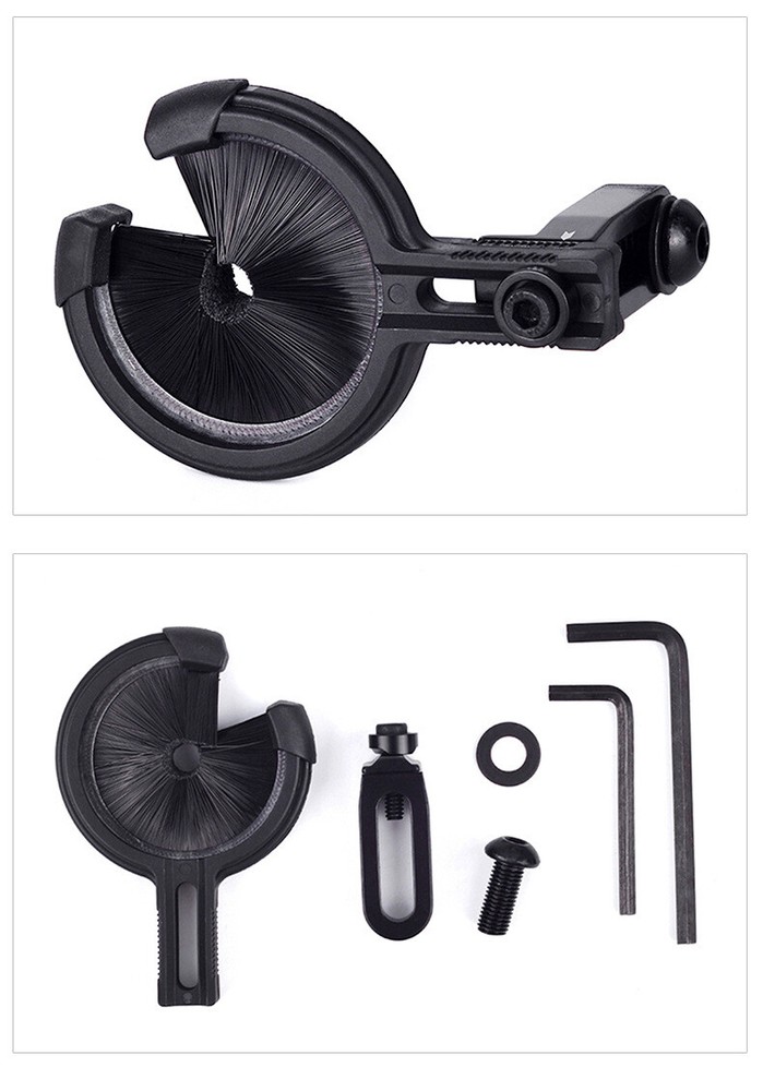 Archery Adjustable Brush Arrow Neat Rest Right & Left Hand Compound Recurve Bow