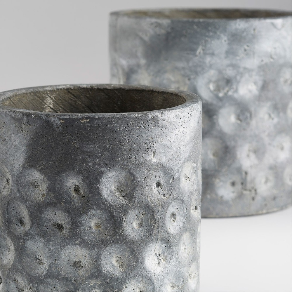 Cyan Design 11053 Potomac Pewter Gray Planter, Large