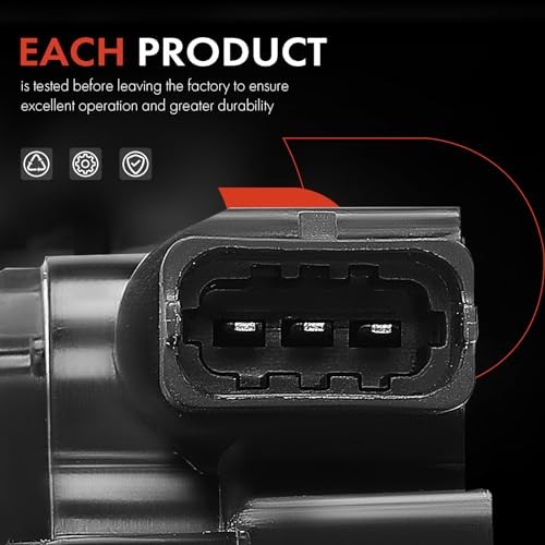 Engine Ignition Coil Pack Compatible with Mercedes-Benz E430 E500, CL500 Black