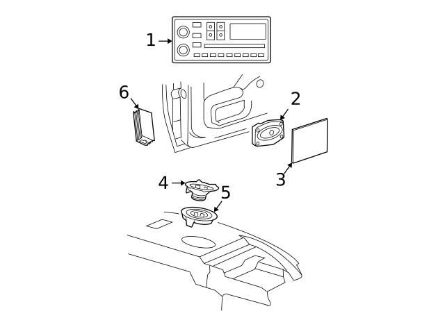 Genuine GM Amplifier 22670845