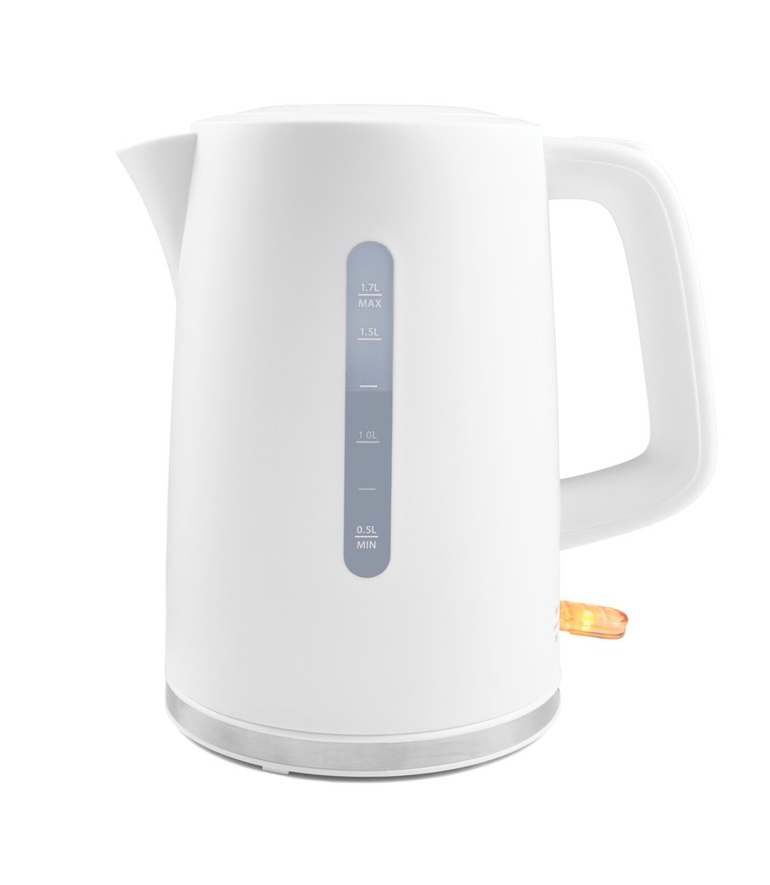 1.7L Plastic Electric Cordless Kettle One-touch Operation Automatic Shut Off