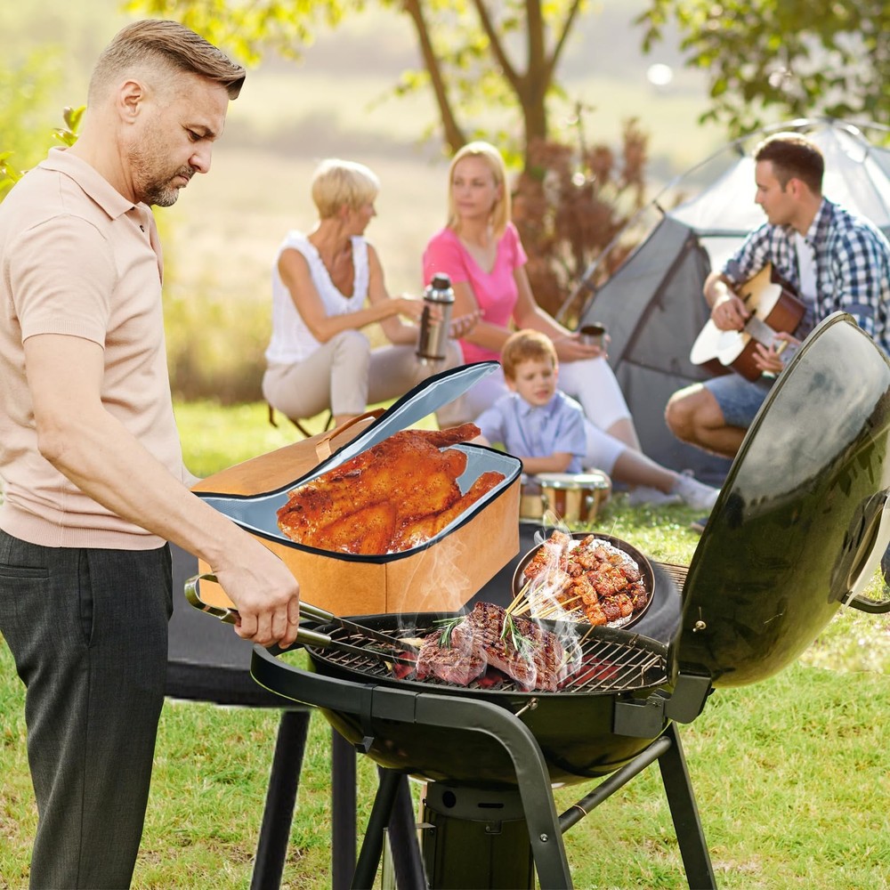 YGMkit BBQ Blanket for Resting Meat,Reusable Bag Brown