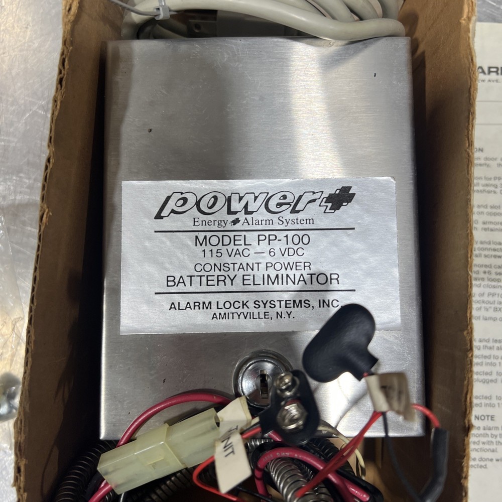 Alarm Lock PP-100 Battery Eliminator for Exit Device Nos Surplus