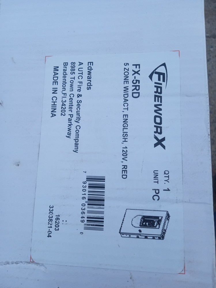 KIDDE FX-5RD FX5RD Alarm Control Panel NEW