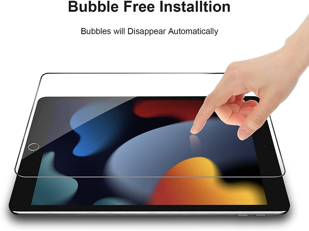 Gerutek 2-Pack Screen Protector for iPad 9/8/7 10.2 inch, Transparent