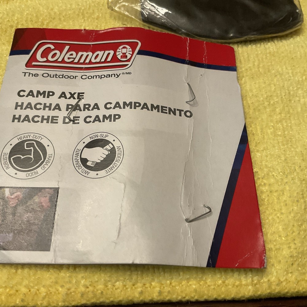 Durable Camping Axe with Tent Stake Puller and Secure Grip - 13” Heavy-Duty Tool