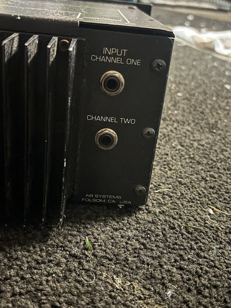 AB Systems Precedent Series 900 Power Amplifier UNTESTED POWERS ON AS-IS