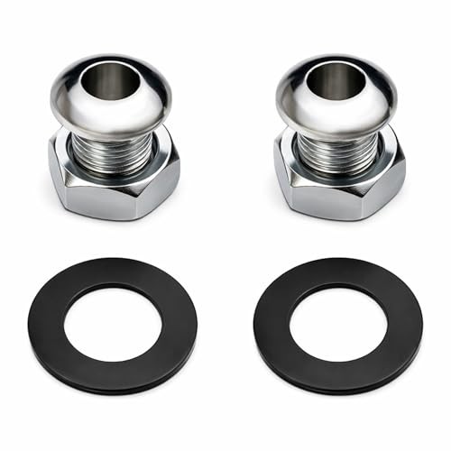 ROSS Percussion Air Vent for Drums – 2 Pack Chrome Drum Vent 2 Pack - Chrome