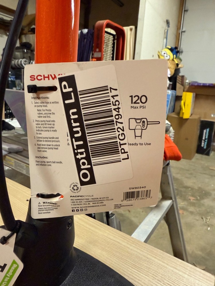 Schwinn Cyclone Floor Pump