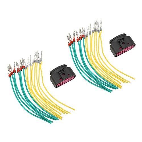 Headlight Plug Harness, Headlight Connector Pigtail Plug Replacement for Benz