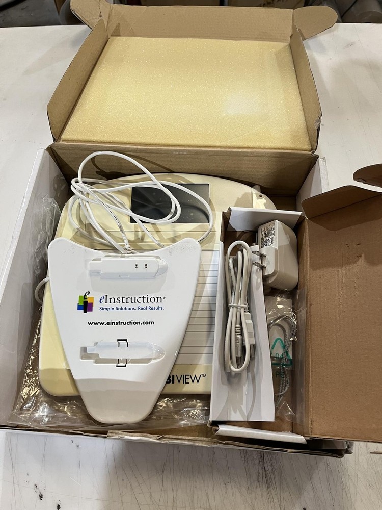 eInstructions Mobiview Workspace Edition Tablet MWB600 w/ Dock Tested Used