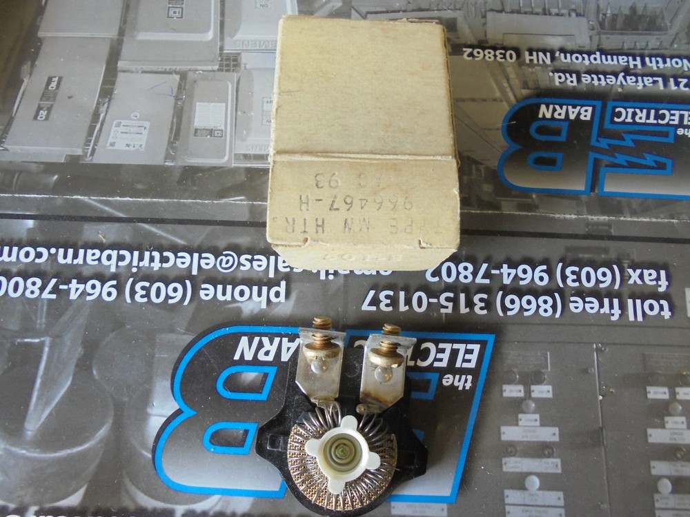 WESTINGHOUSE AC.93 Type MW Overload Heater Element -NEW-B