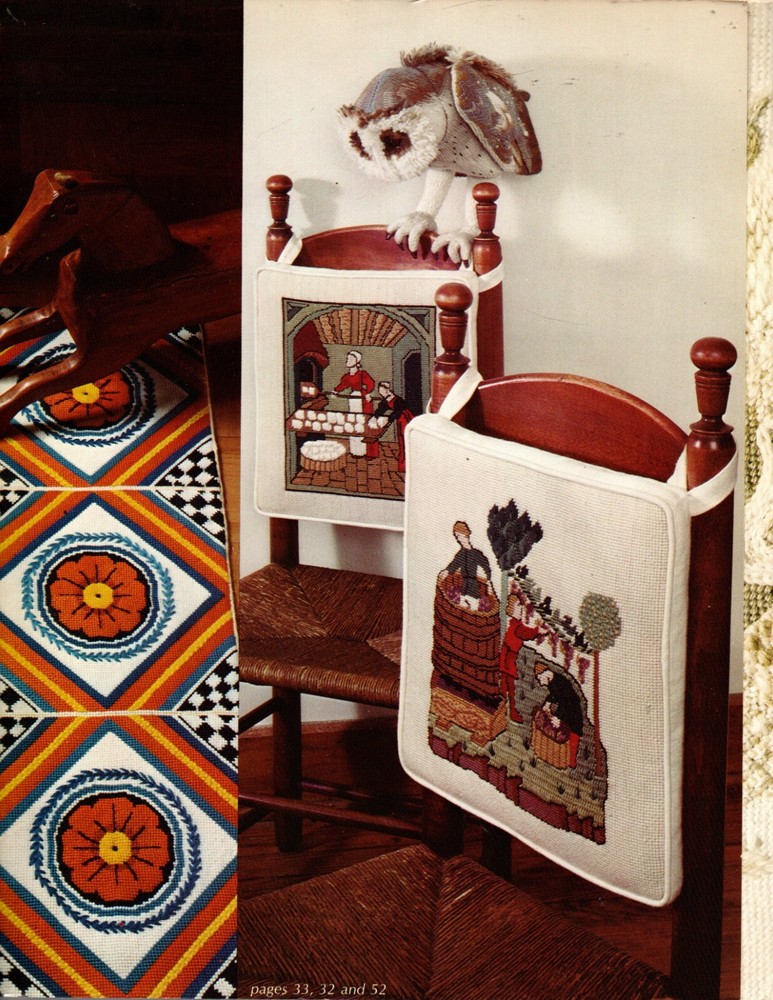 CHARLEEN KINSER Needlepoint Pattern Book Barn Owl