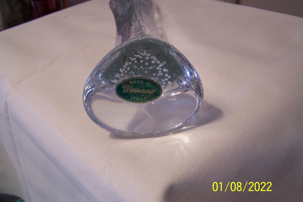 VINTAGE MURANO GLASS MADONNA STATUE
