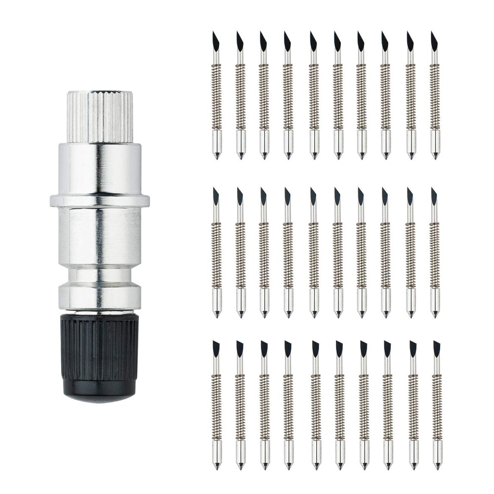 CB09 CB09U Blade Holder Base Compatible with Graphtec ， 30 Pcs Blue