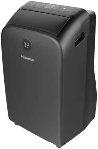 Hisense 10,000 BTU Dual Hose Air Conditioner, Heat, Window Kit, Refurbished