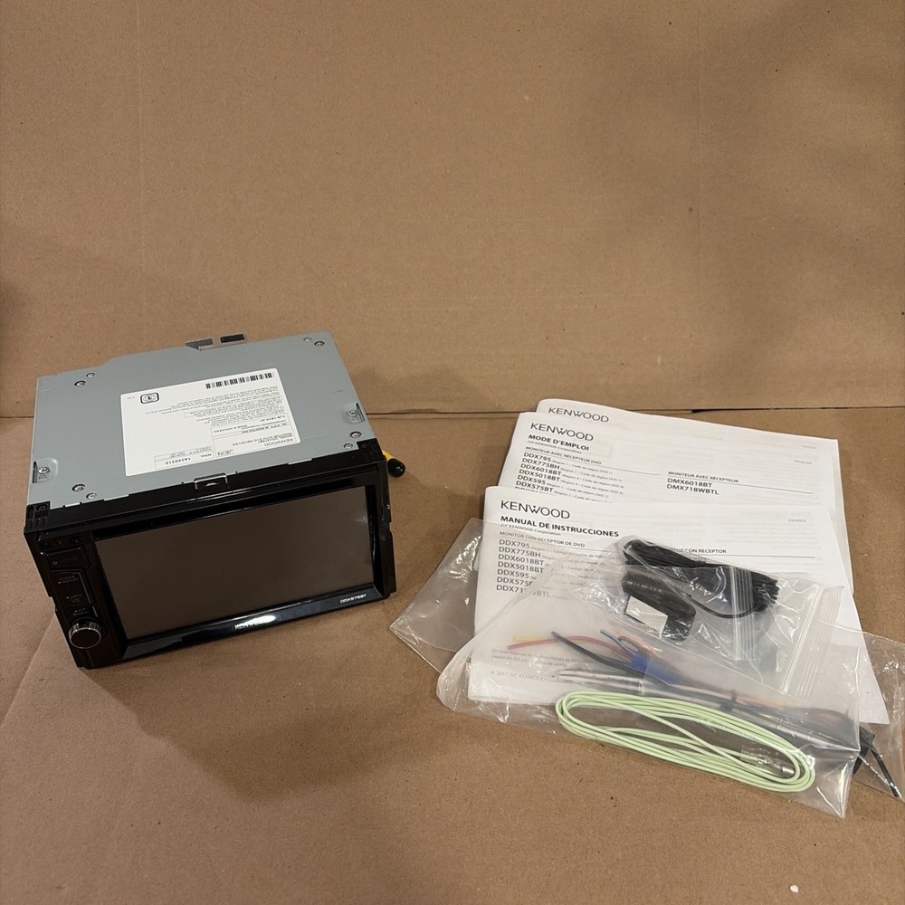 KENWOODMODEL:DDX575BTMONITOR WITH DVD RECEIVER