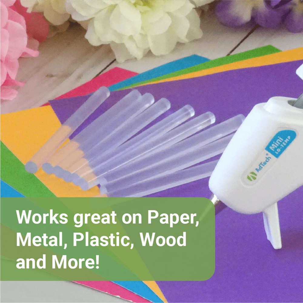 AdTech Crystal Clear Mini Size Hot Glue Sticks