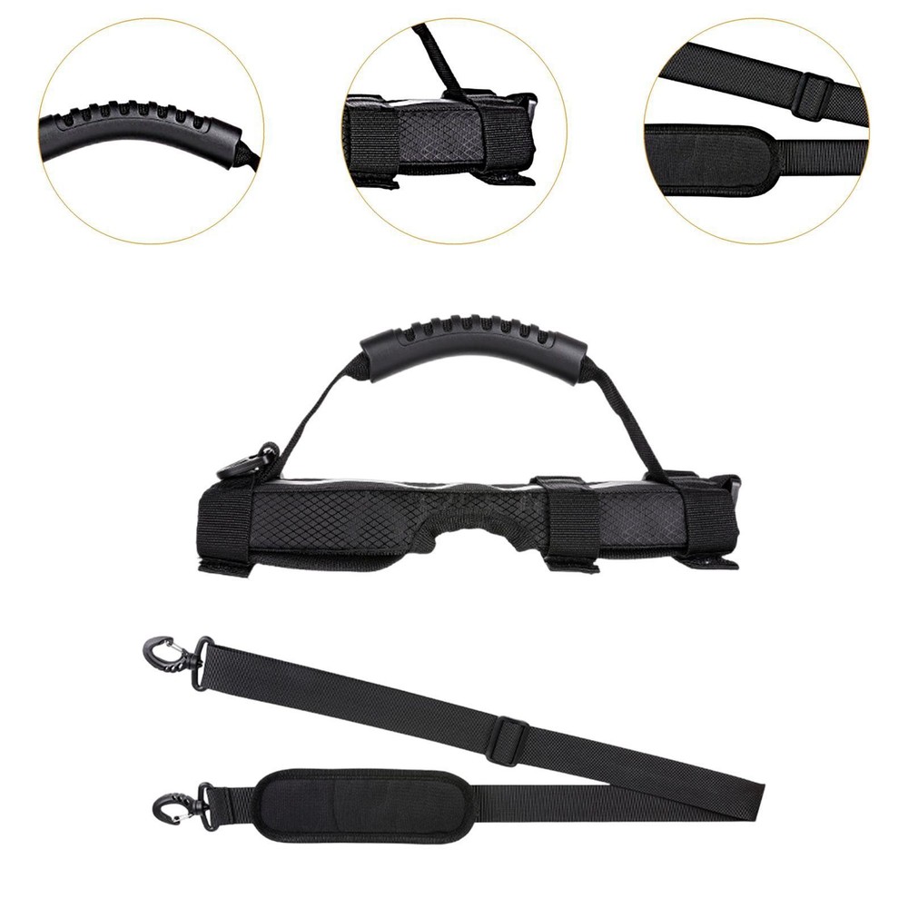 Folding Bike Carry Handle and Shoulder Strap Practical