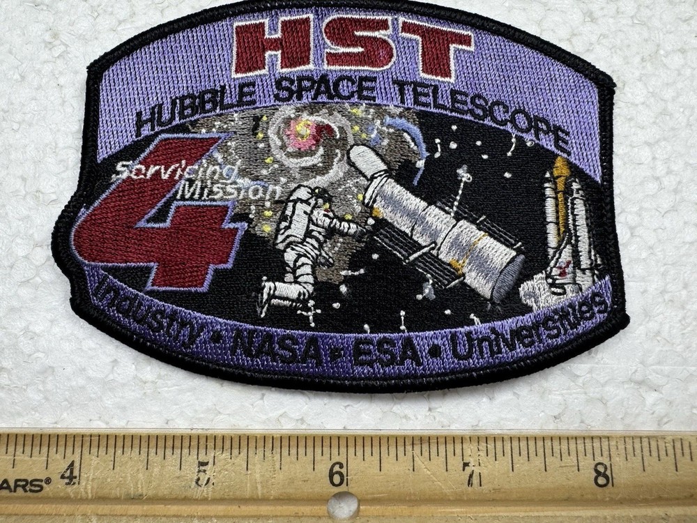 NASA Patch - Hubble Space Telescope (HST) Servicing Mission 4 Patch
