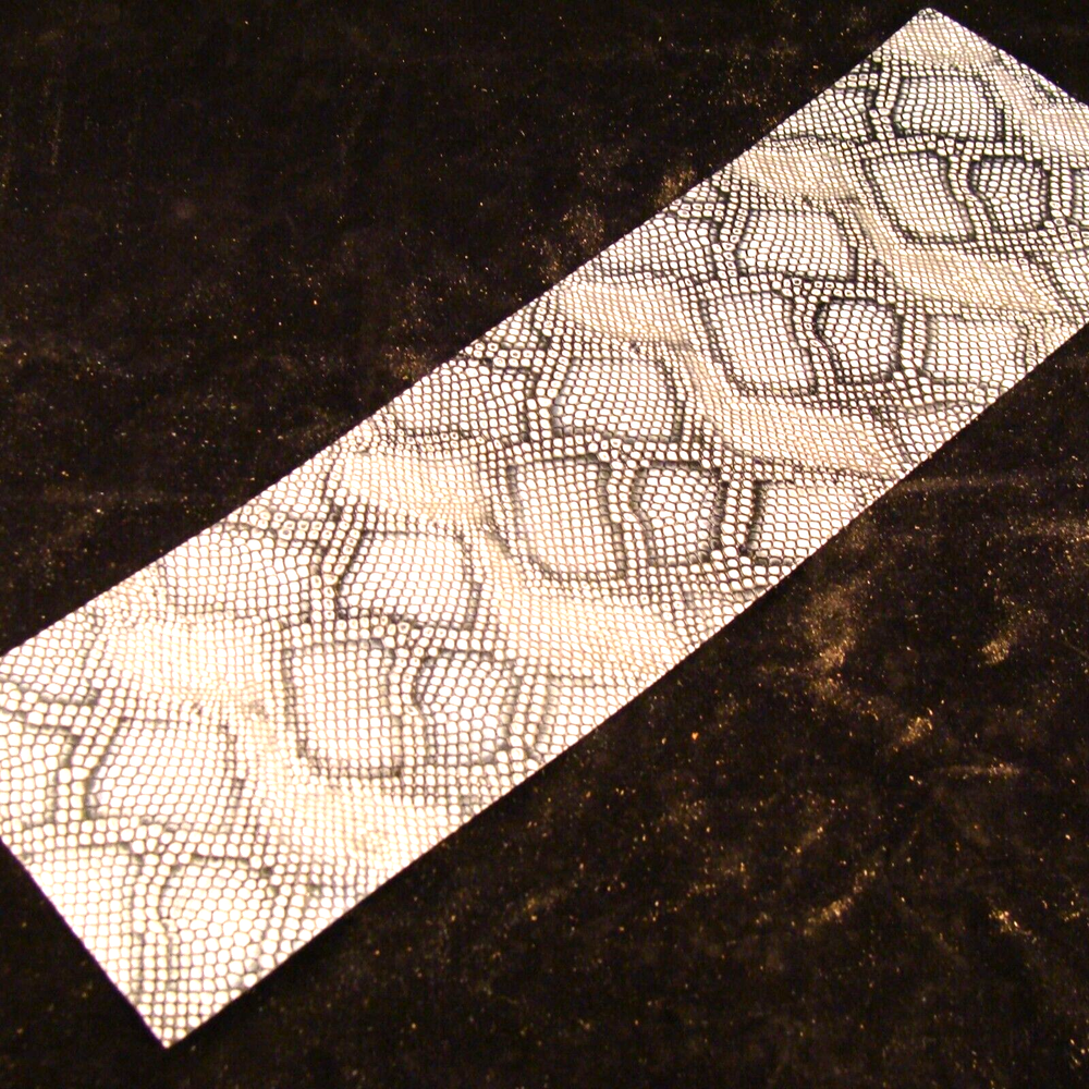 Tiger Python Print - Leather Wrap Cue Blank - Cue Repair - 002134