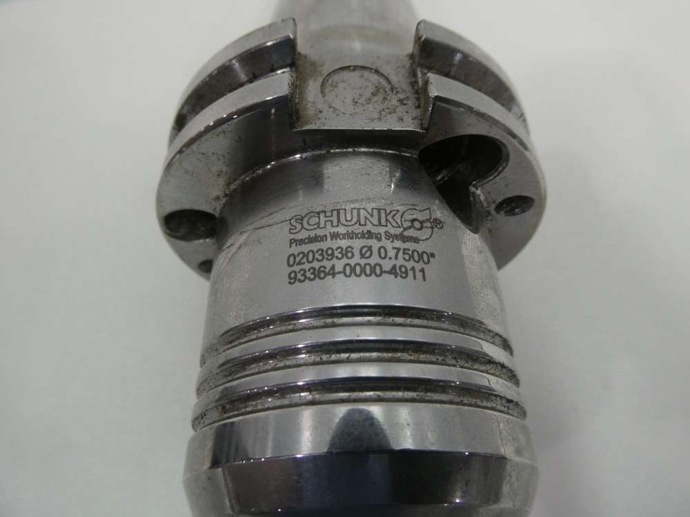 Schunk 0203936 Cat40 Tool Holder 0.75"