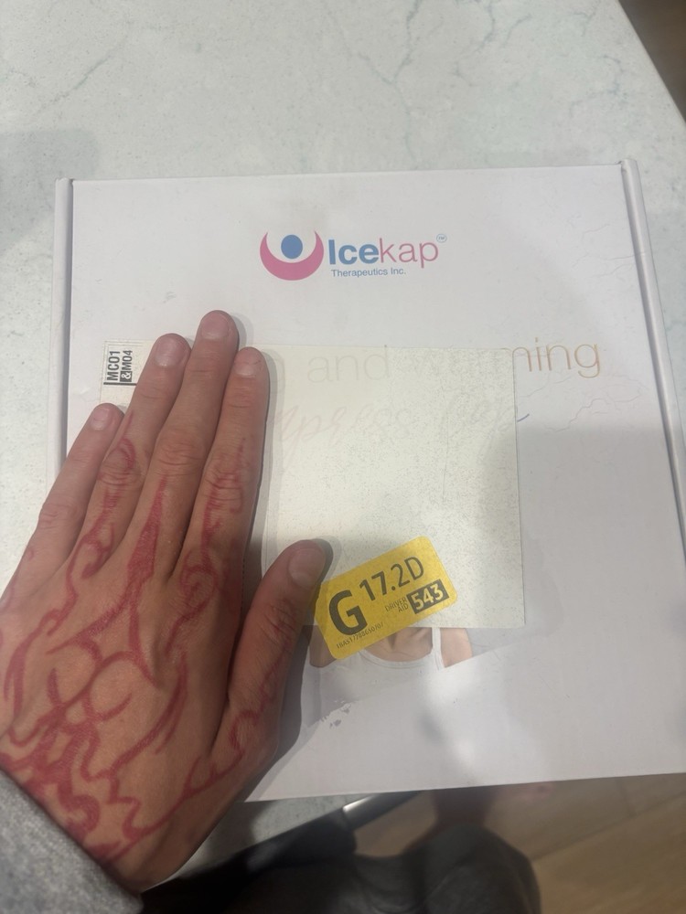 IceKap Cool & Warm Cold Cap Compression Migraines Chemo Compress Medium