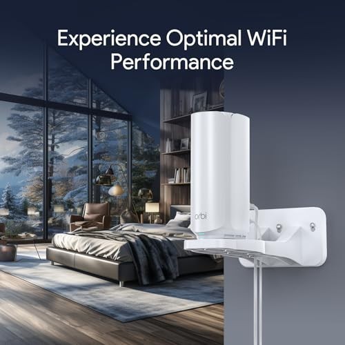 XLTTYWL Orbi WiFi 7 Wall Mount Kit, Orbit 7 Mount Bracket Optimize Space Compati