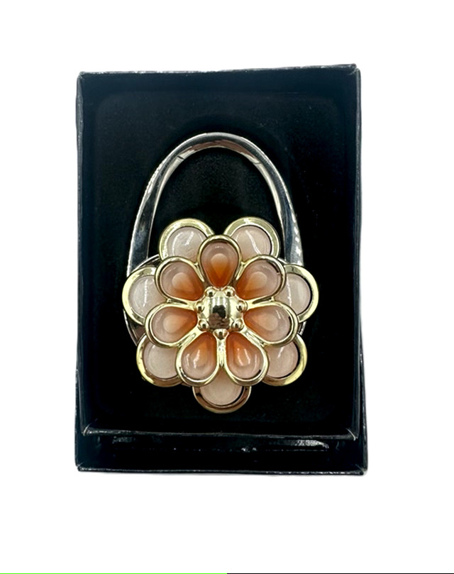 Floral Design Purse Holder, Purse Hook