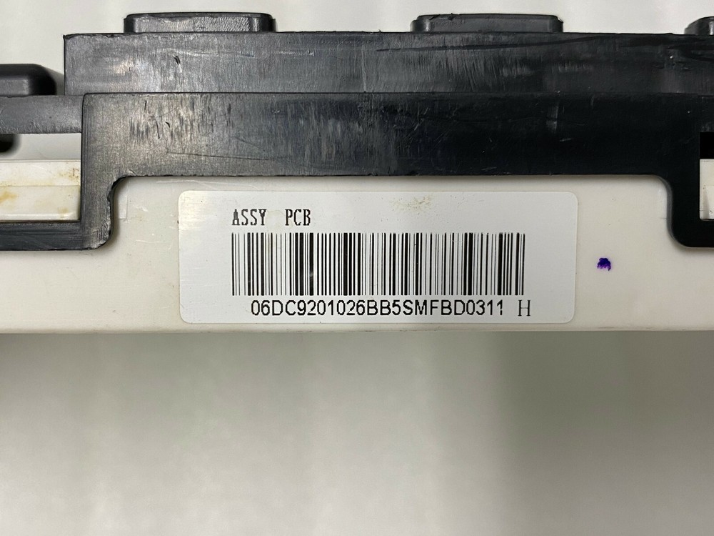 Samsung Dryer User Interface DC92-01026B