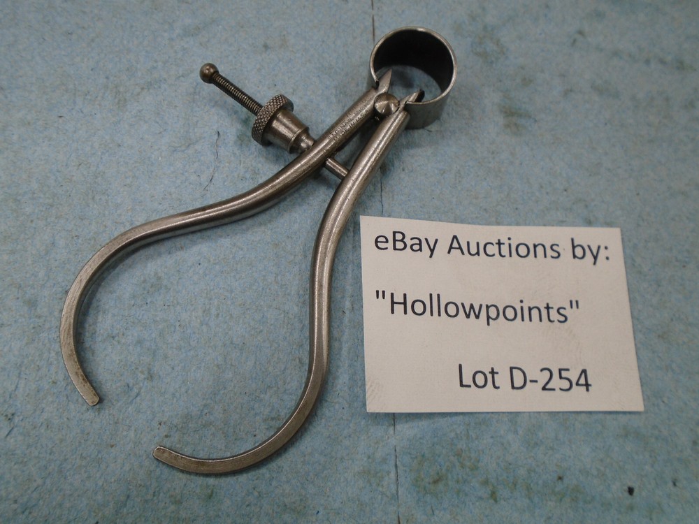 Lufkin 141 ToolMakers 3" Outside Caliper Solid Nut Round Leg for Machinist  D254