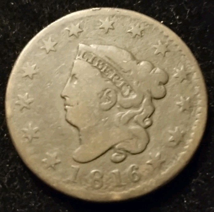 1816 Coronet Head Large Cent