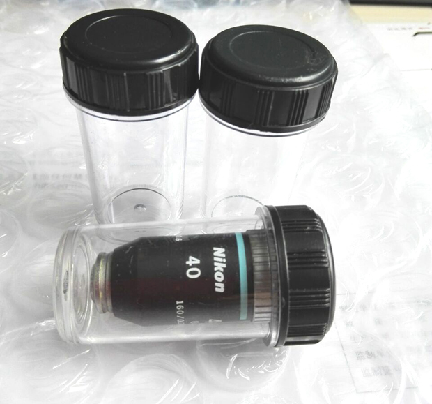 185/195mm Microscope Objective Lens Plastic Box Protective Case RMS Thread 5PCS