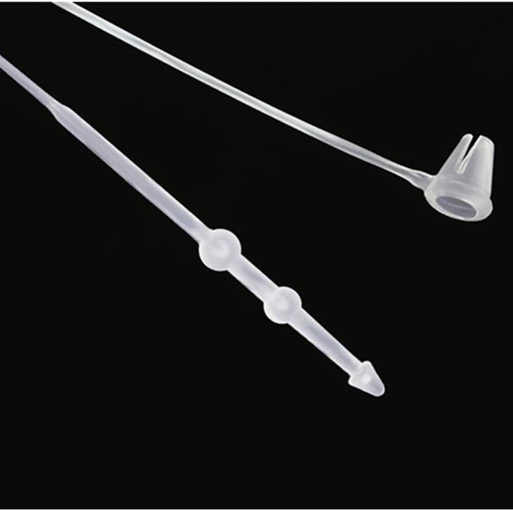 2000 Pcs 5" Plastic Fastener Hang Tag Snap Lock Pin Security Loop for Price Tag