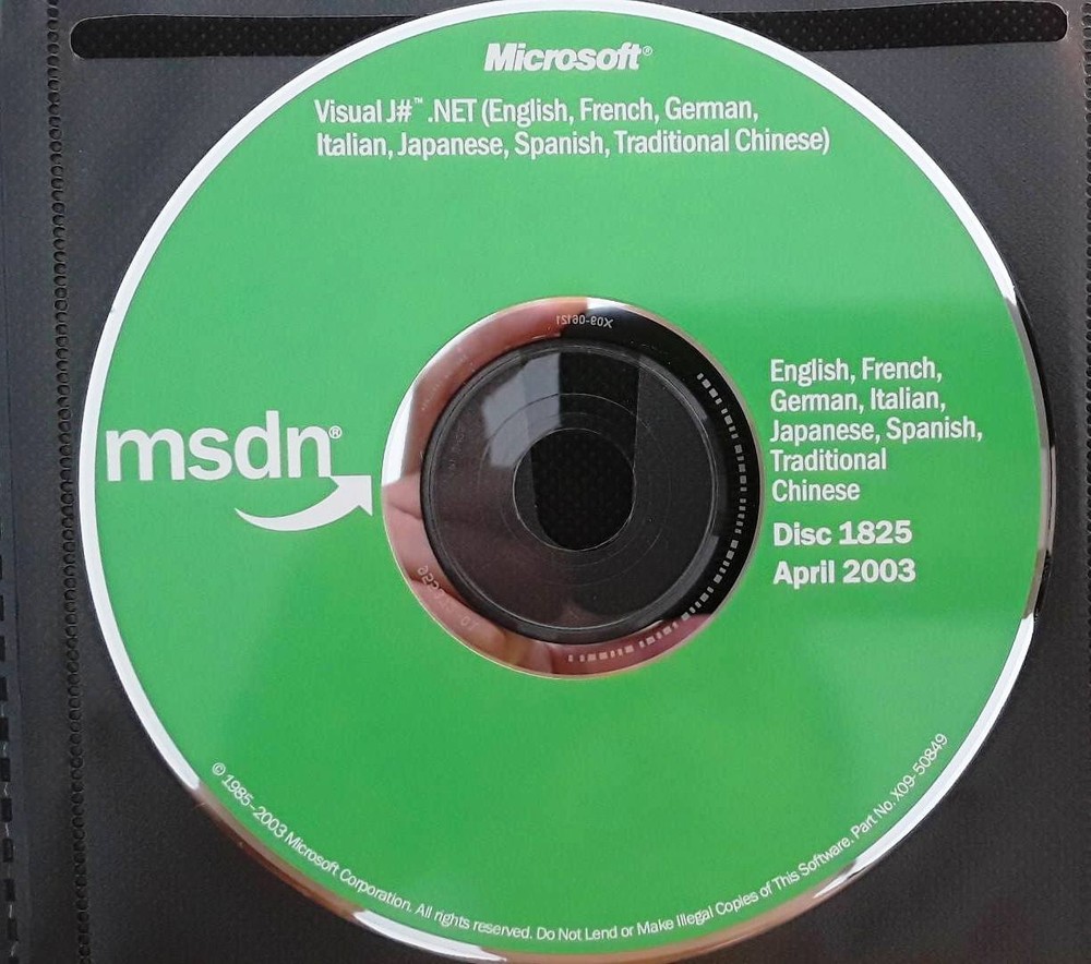 Microsoft Visual J# .NET Full Version w/ License Multiple Languages