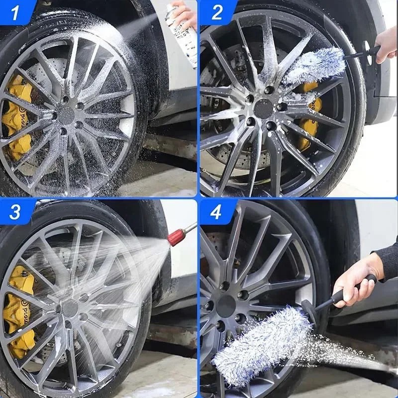 Rim Brush Microfiber Extra Thin for Clean Spokes & Rims