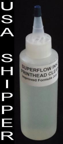 4oz 120ml InkJet Printhead Cleaner - Unclogs your printer - No more white lines