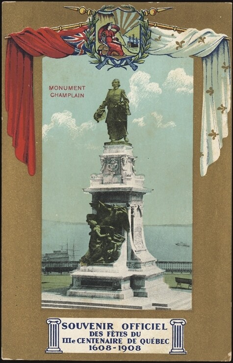 CANADA, 1908. Post Card "Champlain Tercentenary", Quebec, Mint