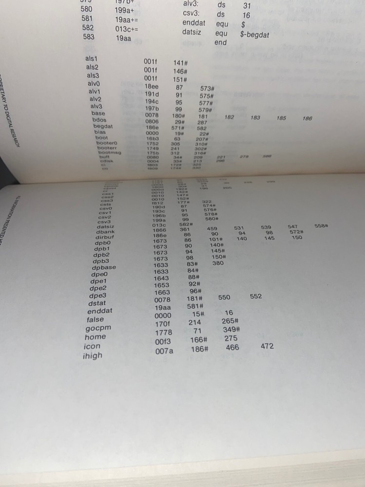 KAYPRO 10 Manual * ORIGINAL * CP/M OPERATING SYSTEM MANUAL 1ST PRINTING 1982 EUC