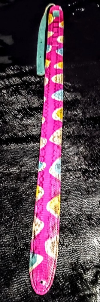 Genuine snakeskin Guitar strap