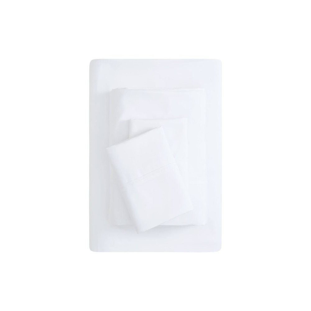 Mainstays Queen Sheet Set Arctic White 4pc Super Soft Microfiber 15" Deep Pocket