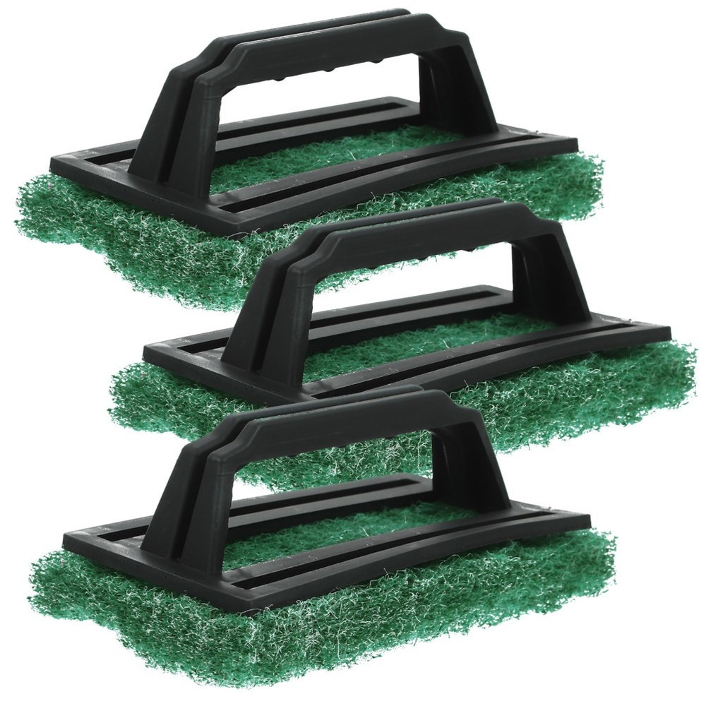 3 Pcs Scrub Brush Silk Screen Flexible Scrubbing Screenprint Remover