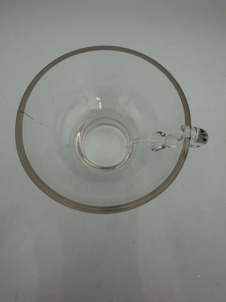 Vintage Glass Canning Funnel Finger Loop Handle Kitchen