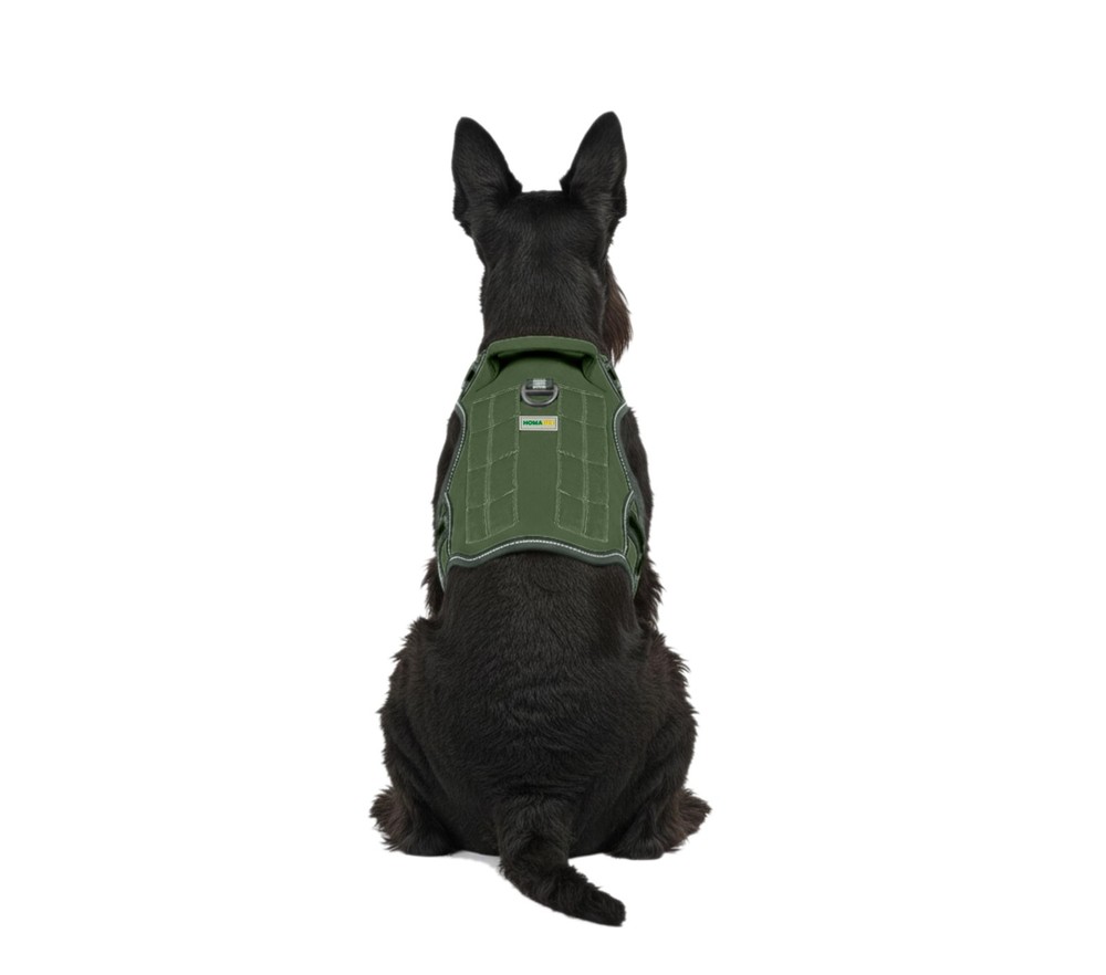 . Premium No-Pull Tactical Dog Harness with Adjustable Straps Soft Padded Des...